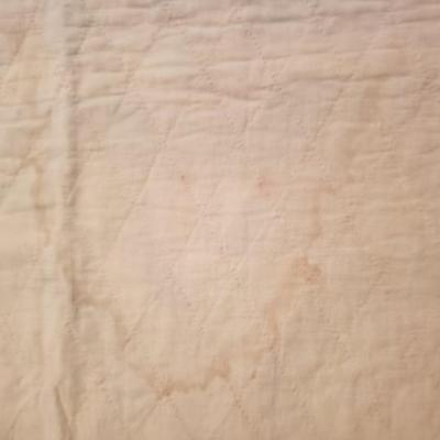 Vintage handmade scrappy star quilt