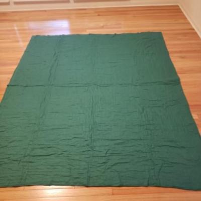 Vintage Tied handmade postage stamp quilt