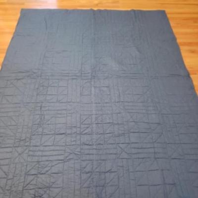 Vintage handmade hand quilted old maid's puzzle quilt