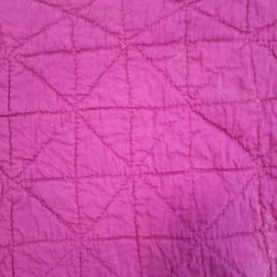Vintage handmade quilt. Shoo Fly Pattern