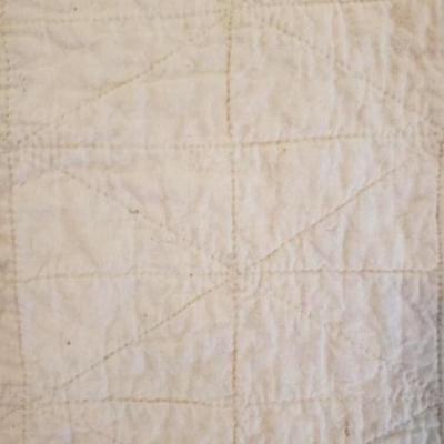 Vintage scrappy triangle quilt
