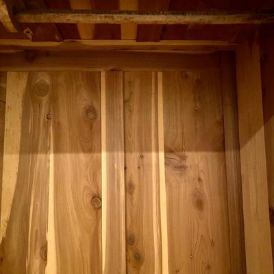 Cedar Cabinet with Key **Read Details