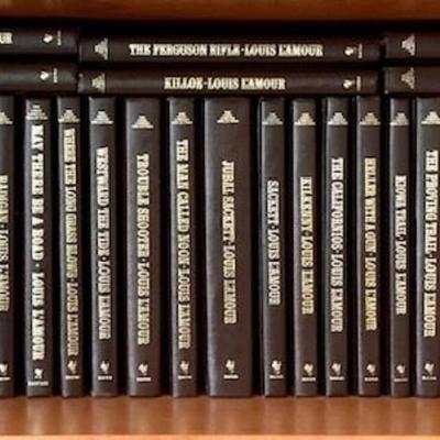 Lot Of 32 Louis L'Amour Leatherette Hardcover Books