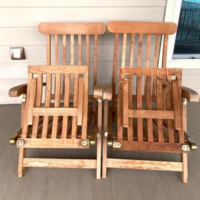 TERRACE Accent Wood outdoor Chairs
