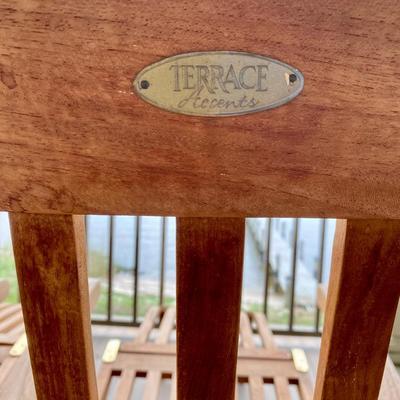 TERRACE Accent Wood outdoor Chairs