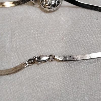 Heidi Klum Heart Locket On 17" Italian 925 Necklace