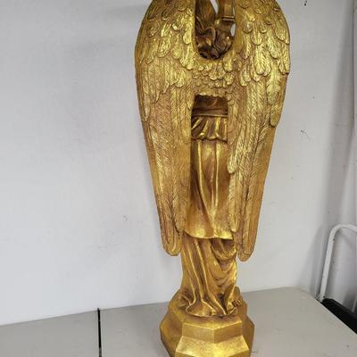 Stunning Padova Golden Guardian Angel Statue