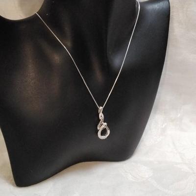 Diamond Twist 18" 925 Necklace