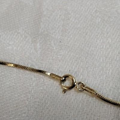 Ross Simons Diamond Pendant On Italian 925 Necklace