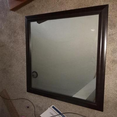 NICE LARGE FRAMED WALL MIRROR