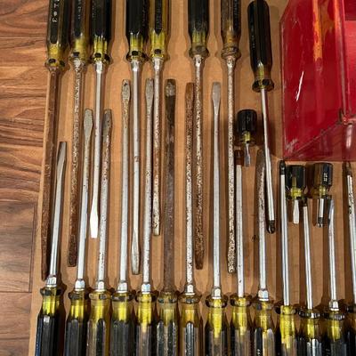 Metal Toolbox and Tool Lot