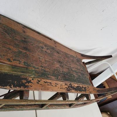 Antique Childs Snow Sled