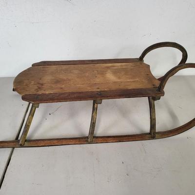Antique Small Child Size Snow Sled