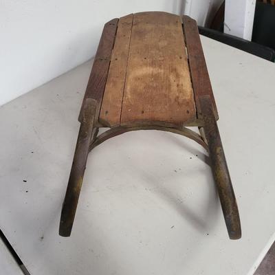 Antique Small Child Size Snow Sled