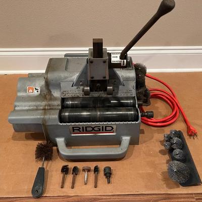 Ridgid 122 Stainless and Copper Tubing Cutting and Prep Machine