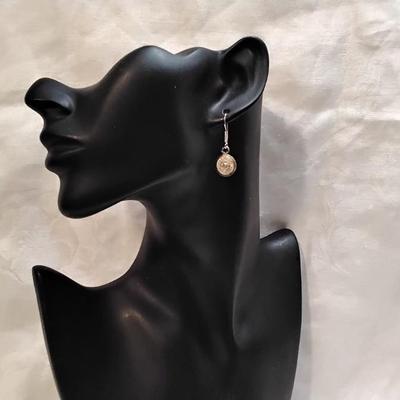 Vintage Mayan Mexico 950 Dangle Earrings