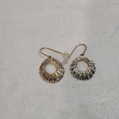Ross Simons Diamond Gold Vermeil Earrings