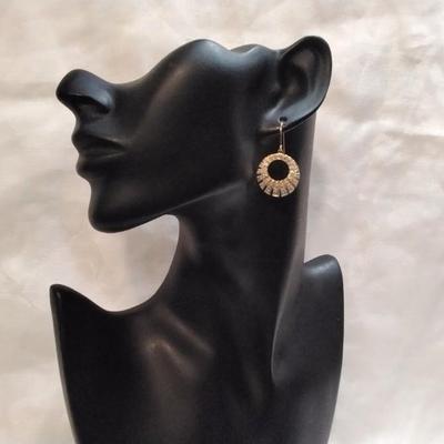 Ross Simons Diamond Gold Vermeil Earrings