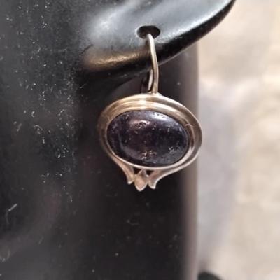 Vintage Lapis Lazuli 925 Earrings