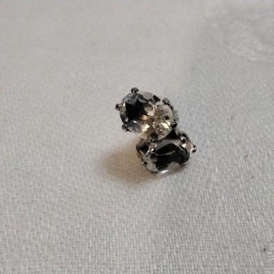 Vintage Aquamarine Stud 925 Earrings