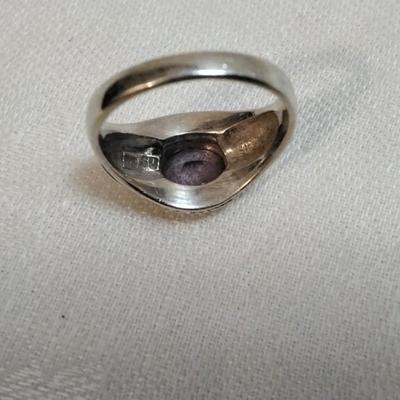 Antique Amethyst Ring Size 8