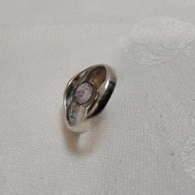 Antique Amethyst Ring Size 8