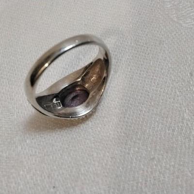 Antique Amethyst Ring Size 8