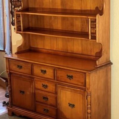 Beautiful Colonial China Hutch