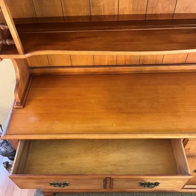Beautiful Colonial China Hutch