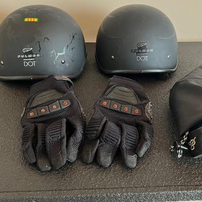 TWO FULMER DOT Helmets & ICON TARMAC V2.0