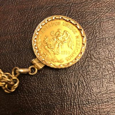 20 Peso Gold Coin Jewelry