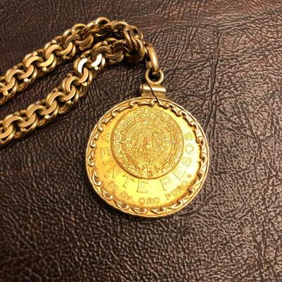 20 Peso Gold Coin Jewelry