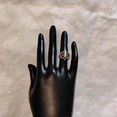 Vintage Mother Of Pearl 925 Ring Size 5