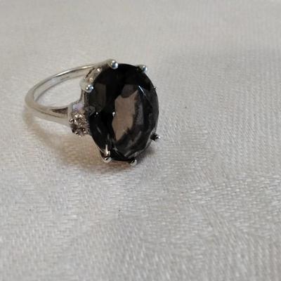 Gorgeous JED Smokey Topaz Gold Vermeil Size 8