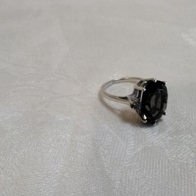 Gorgeous JED Smokey Topaz Gold Vermeil Size 8