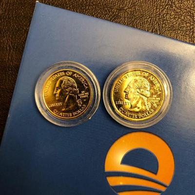 5 Littleton coin albums, coin books, and coins
