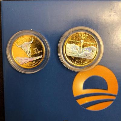 5 Littleton coin albums, coin books, and coins