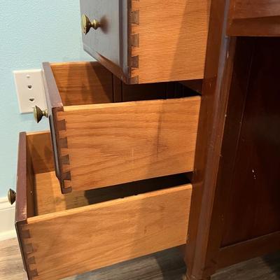HOOSIER DESK CO. Solid Wood Desk