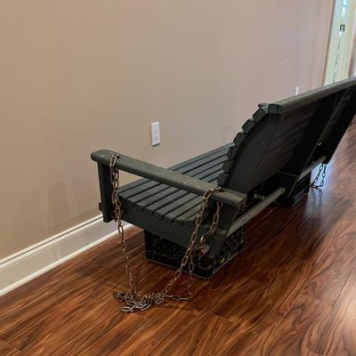 WOODEN PORCH SWING