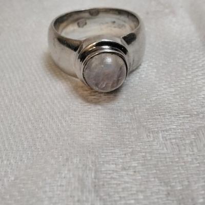 Vintage Moonstone 925 Ring Size 7