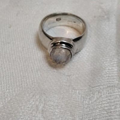 Vintage Moonstone 925 Ring Size 7