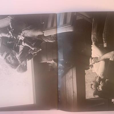Crosby, Stills, and Nash framed picture and catalog 26"W 22"H