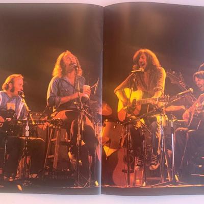 Crosby, Stills, and Nash framed picture and catalog 26"W 22"H