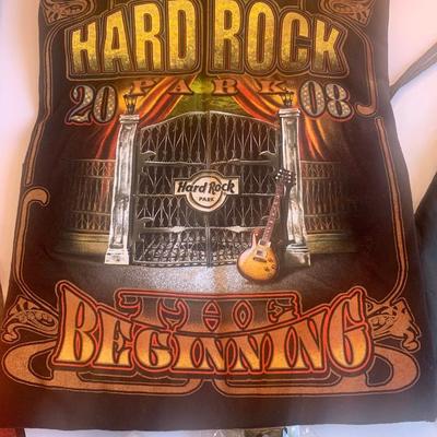 Hard Rock Park in Myrtle Beach Grand Opening 2008, The Park that Rock Built-T-shirt, pins, catalog, poster, bag