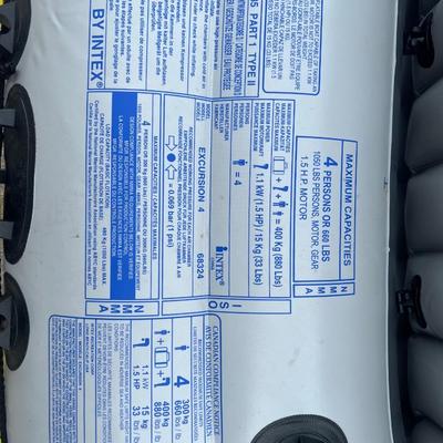 INTEX Excursion 4 Inflatable Boat