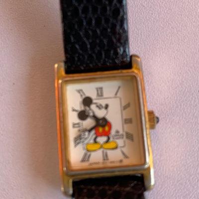 Mickey Mouse Vintage Watches -2 watches Late 1980's to 1990's