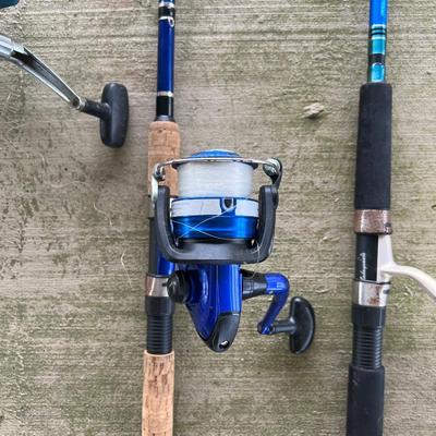 Fishing Tackle + Rod & Reel Lot