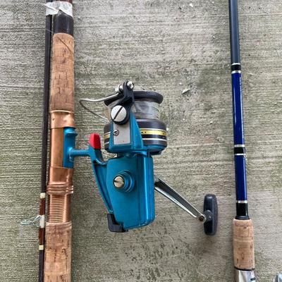 Fishing Tackle + Rod & Reel Lot