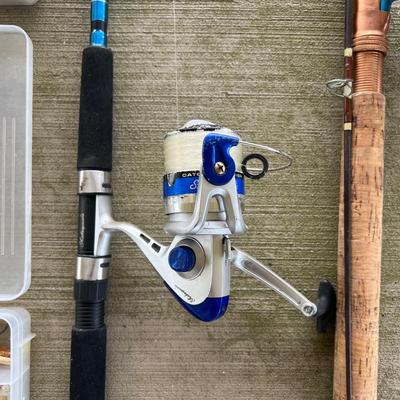 Fishing Tackle + Rod & Reel Lot