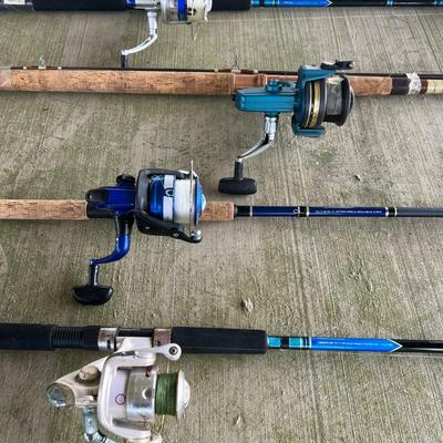 Fishing Tackle + Rod & Reel Lot